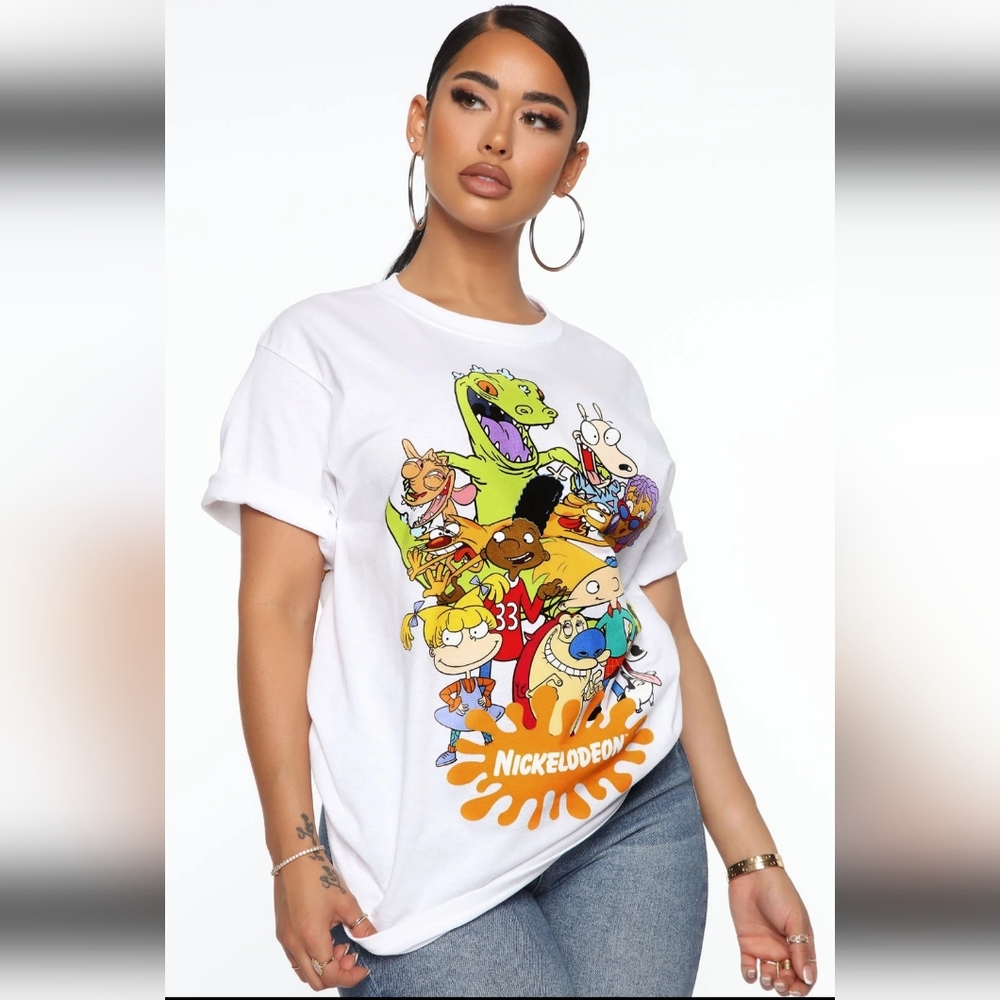 Fashion nova nickelodeon my childhood T